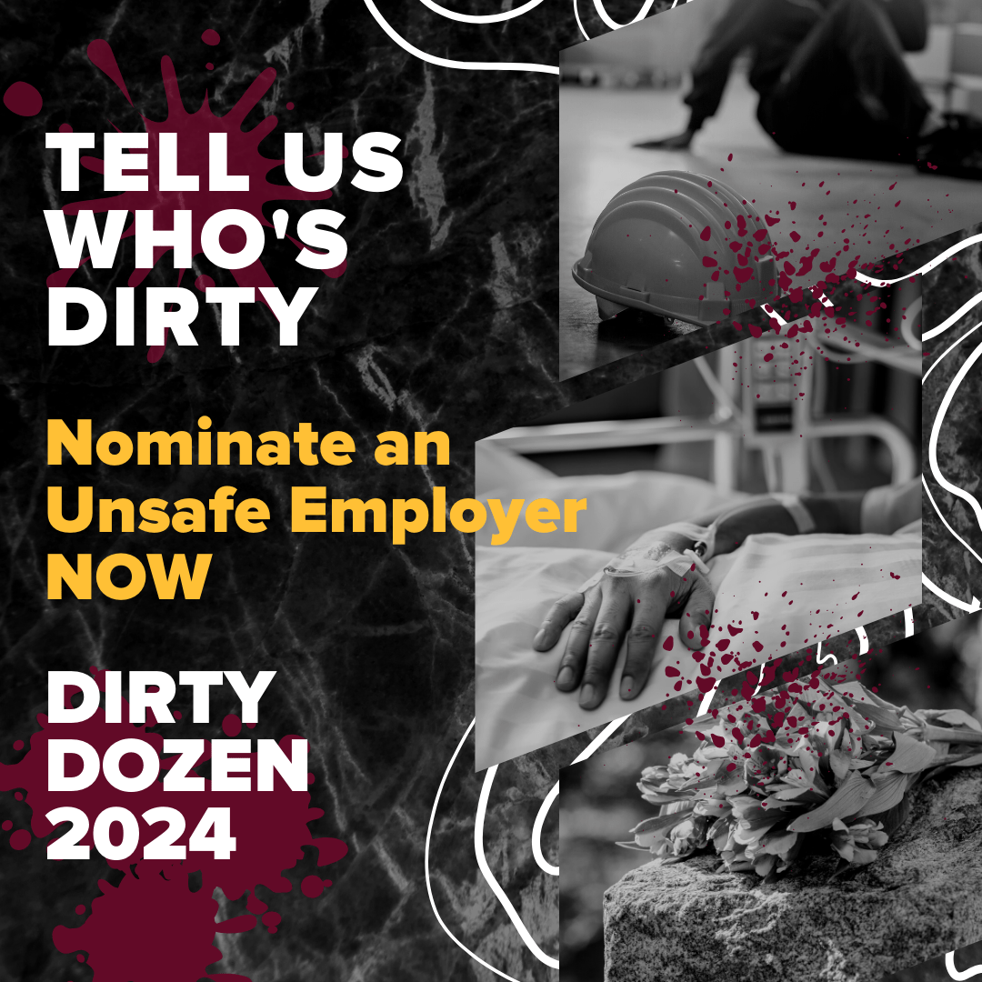 Dirty Dozen Reports National Council For Occupational Safety And Health   2024 Dd Nomination Enpng 