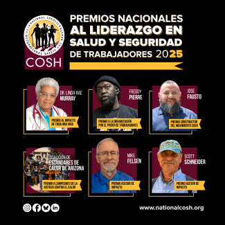 Premios Nacionales al Liderazgo en Salud y Seguridad de Trabajadores 2025