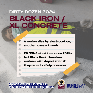 Black Iron and XL Concrete 2024 Dirty Dozen