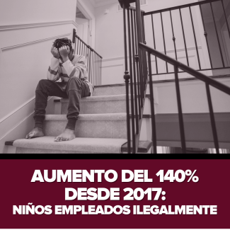 Aumento del 140% desde 2017: niños empleados ilegalmente img