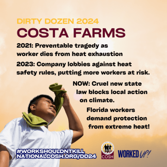 Costa Farms 2024 Dirty Dozen