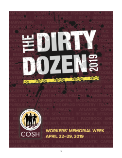 Dirty Dozen Cover 2019