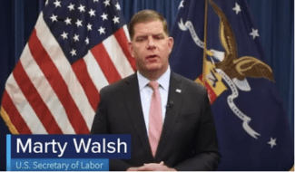 U.S. Labor Secretary Marty Walsh