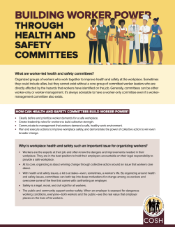 BUILDING WORKER POWER THROUGH HEALTH AND SAFETY COMMITTEES