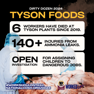 Tyson 2024 Dirty Dozen