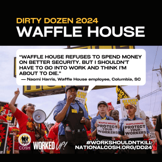 Waffle House 2024 Dirty Dozen