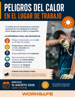 Peligros del Calor en el Lugar de Trabajo